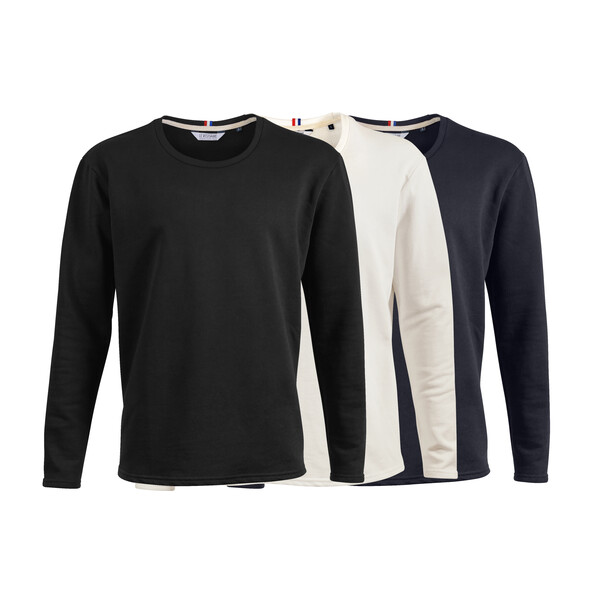 Sweat coton bio 310g THEO - écru / XXL