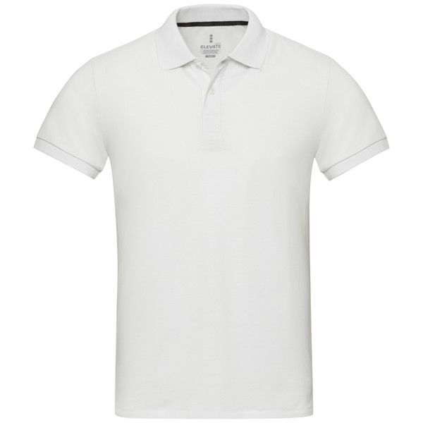 Emerald short sleeve unisex Aware™ recycled polo - White / 2XS