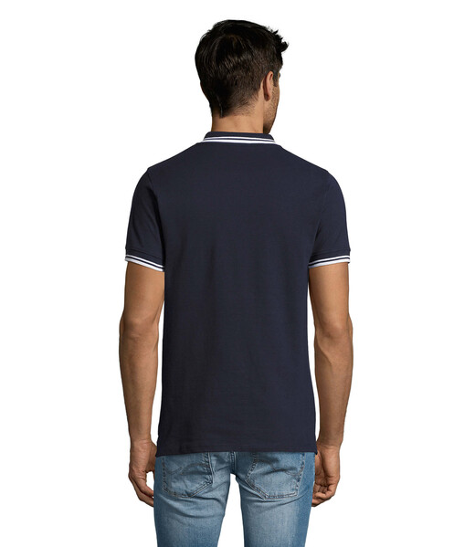 PASADENA pólo homem 200g Pasadena Men - Azul Navy / BrancoM