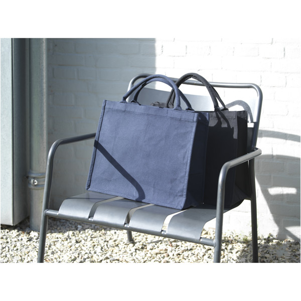 Tote bag per libri in materiale riciclato da 500 g/m² Trace Aware™ - Verde