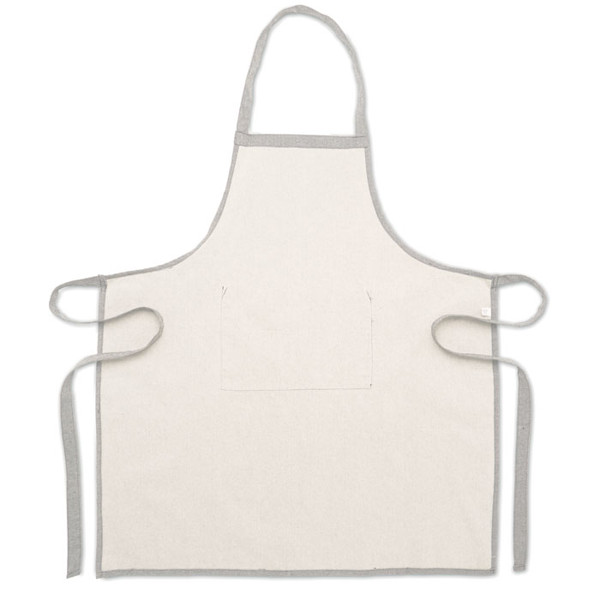 Recycled cotton Kitchen apron Cuina - Grey