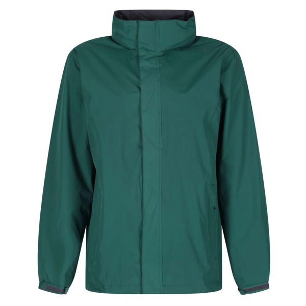 Ardmore - Waterproof Shell Jacket - Bottle Green / Seal Grey / S