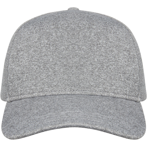 Manu 5 panel stretch cap - Heather Grey