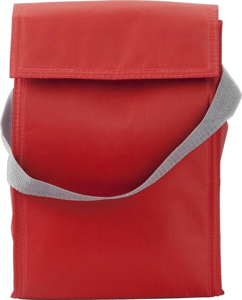  Lancheira Térmica com Aba com Velcro - Vermelho