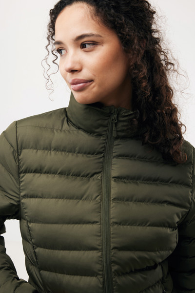 IQONIQ Maiko dámska prešívaná bunda z rec. polyesteru - Khaki / XL