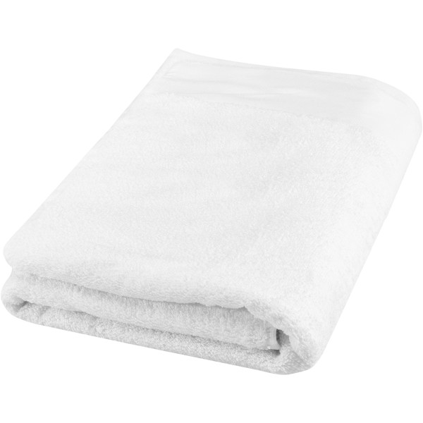 Ellie 550 g/m² cotton towel 70x140 cm - White