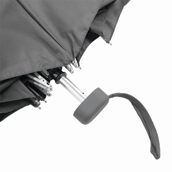Aluminium pocket umbrella, 850 mm diameter - Grey