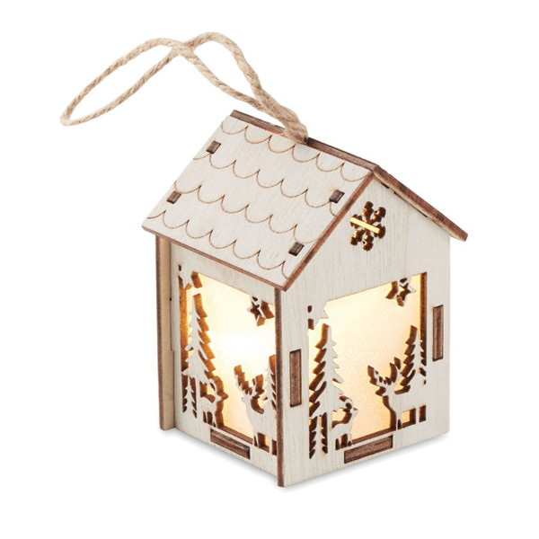 MDF house with light Ponia