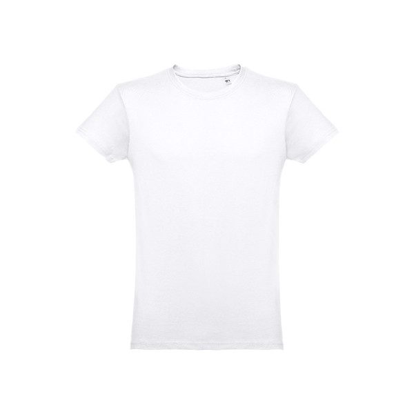 THC LUANDA WH. Men's tubular cotton T-shirt. White - White / XS