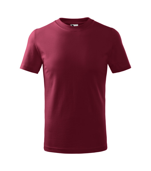 Tričko Dětské Malfini® Basic - Garnet / 134 cm/8 let