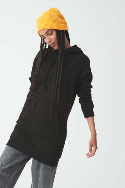 Hoodie Dress - Heather Grey / L