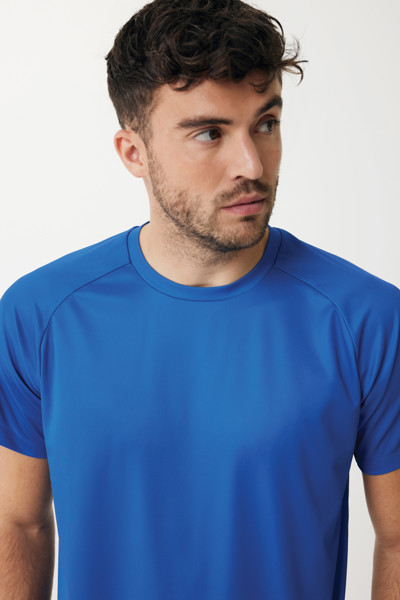 Iqoniq Tikal recycled polyester quick dry sport t-shirt - Royal Blue / M