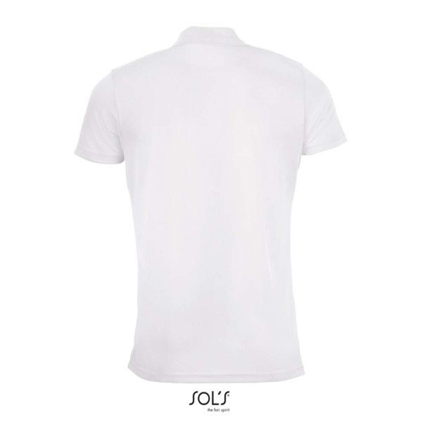 Sol's Performer Men - Sports Polo Shirt - White / M