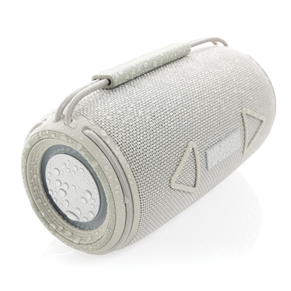 Prisma RCS recycled plastic IPX 4 waterpoof 16W speaker - Grey