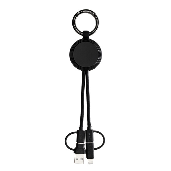 Câble de Charge 4 en 1 avec Lumière CONVERTICS LIGHT UP - noir / blanc