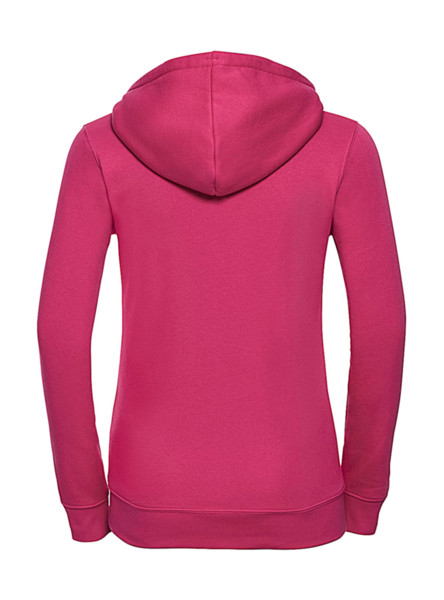 Ladies' Authentic Zipped Hood - White / L