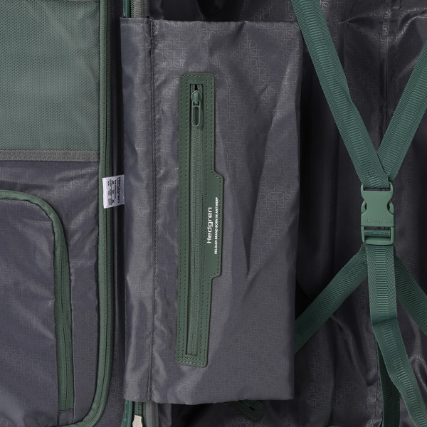 YUNO M EXP | Troler mediu pentru check-in 65 cm extensibil + TSA - Hedgren - Duck Green
