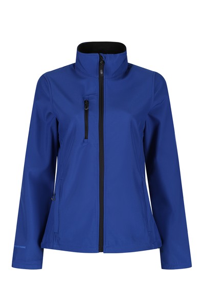Women's Honestly Made Recycled Printable Softshell Jacket - Black / 3XL