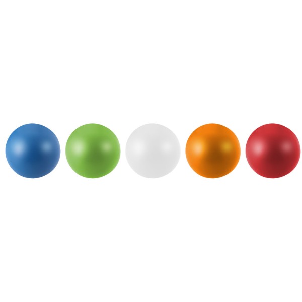 Cool round stress reliever - White