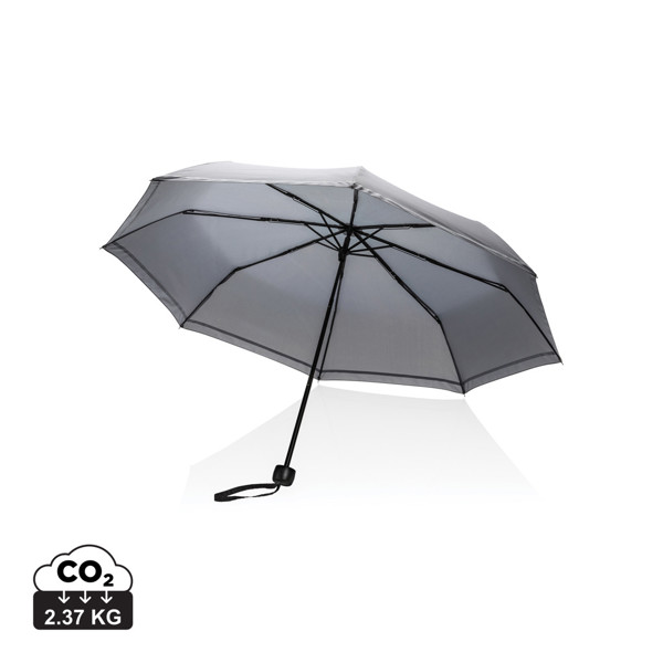 Mini parapluie 20.5" rPET 190T réfléchissant Impact AWARE™ - Gris