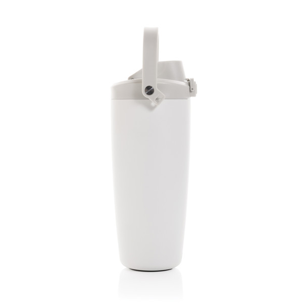 Avira Ayala RCS re-steel duosip lockable crossbody tumbler - White