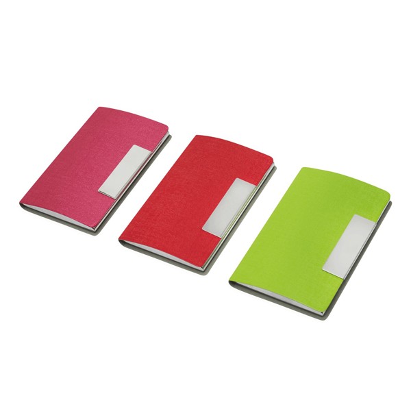 Business Card Holder Atlas - Red