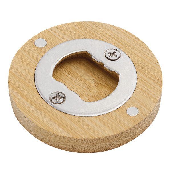 Bottle Opener Bamboo Coin