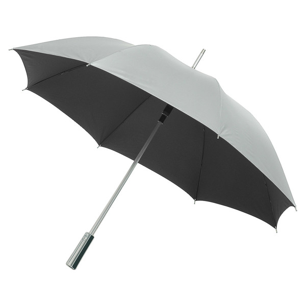 Golfschirm PLATINUM - Silber / Schwarz