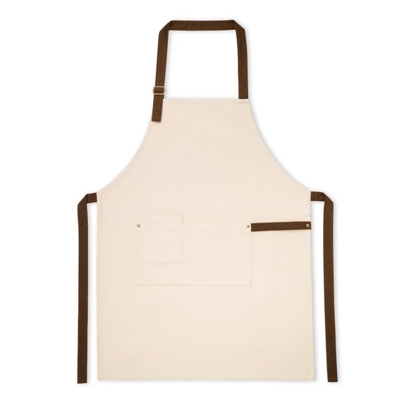 HOLM. Forklæde i 100% bolmuld (320 g/m²) med metaldetaljer