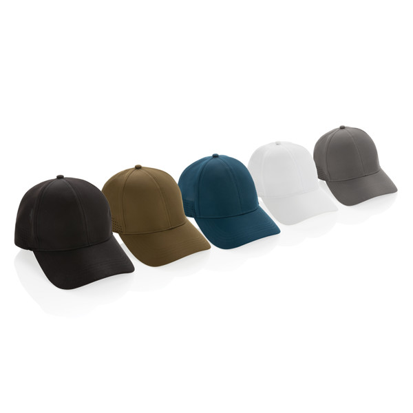 Impact AWARE™ RPET 6 panel sports cap - White