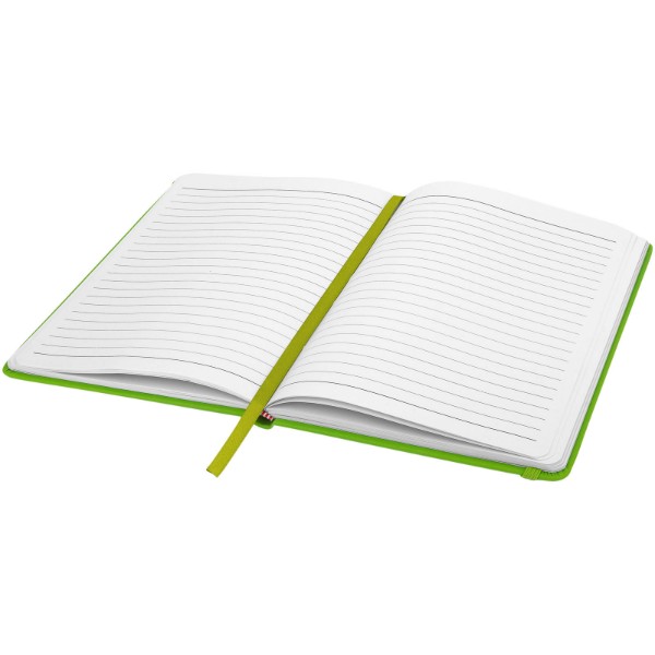 Blocco note formato A5 con copertina rigida Spectrum - Verde Lime