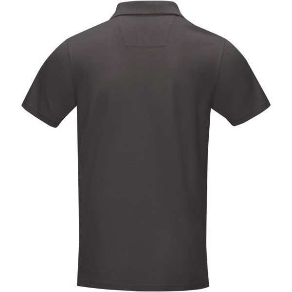 Polo para homem em material de orgânico "Graphite" - Cinza tempestade / XS