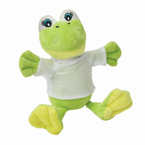 Frieda plush frog, polyester, 400 mm height
