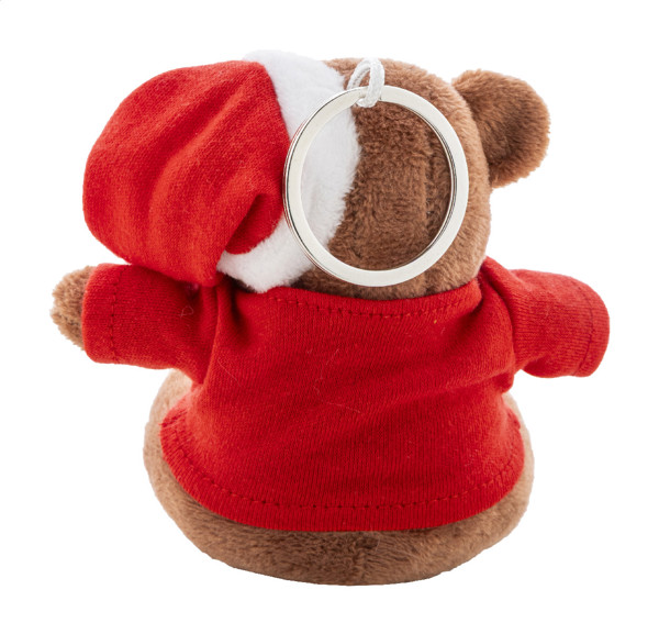 Plush Christmas Teddy Bear Keyring Julnalle