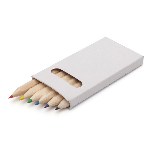 Crayon set 9cm - White