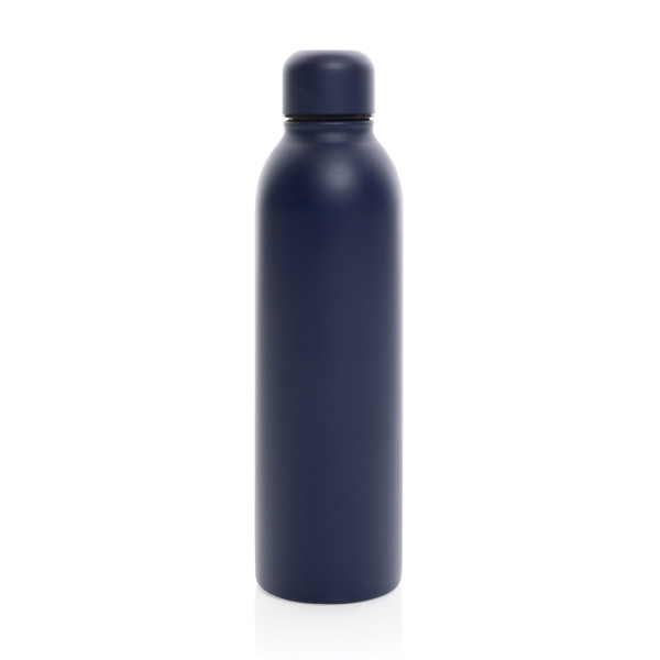 Bouteille isotherme 500ml en acier inoxydable recyclé RCS - Bleu Marine