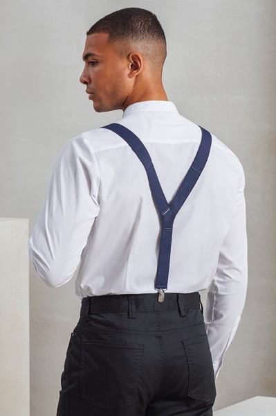 Clip-On Trouser Braces/Suspenders - Steel