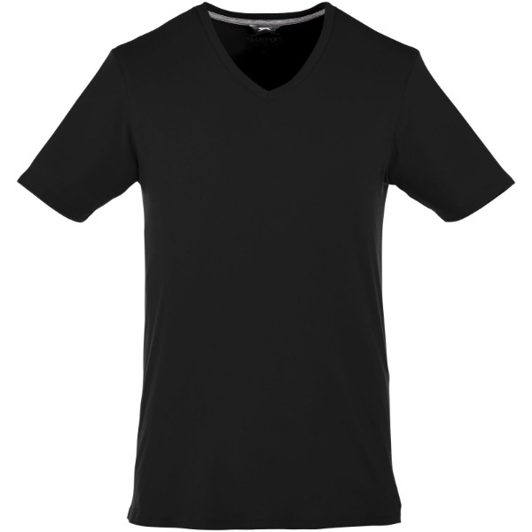 Bosey short sleeve men's v-neck t-shirt - Solid Black / L