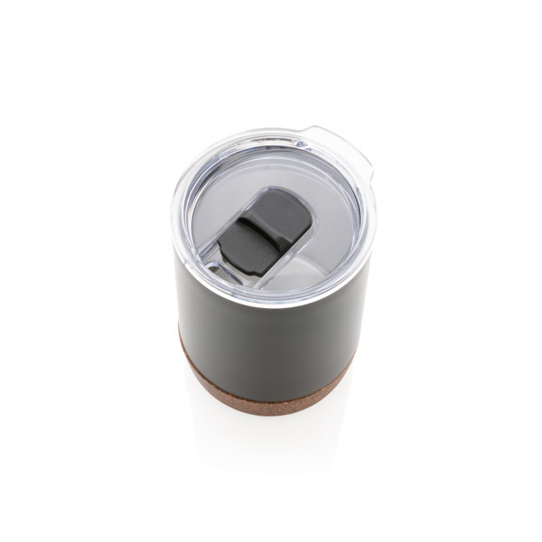 RCS Re-steel cork small vacuum coffee mug - Black