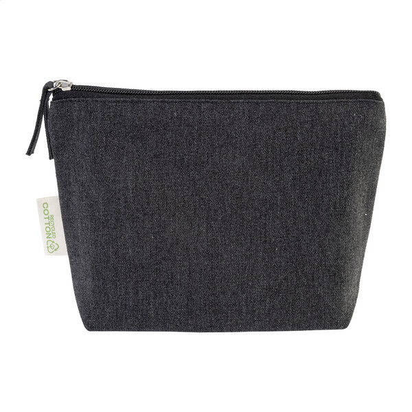 Recycled Cotton Cosmetic Bag Cospex - Black