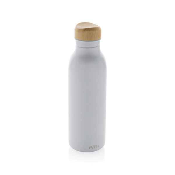 Avira Alcor RCS reciklirana čelična boca za vodu (jednostruka stijenka) 600 ml - Bijela