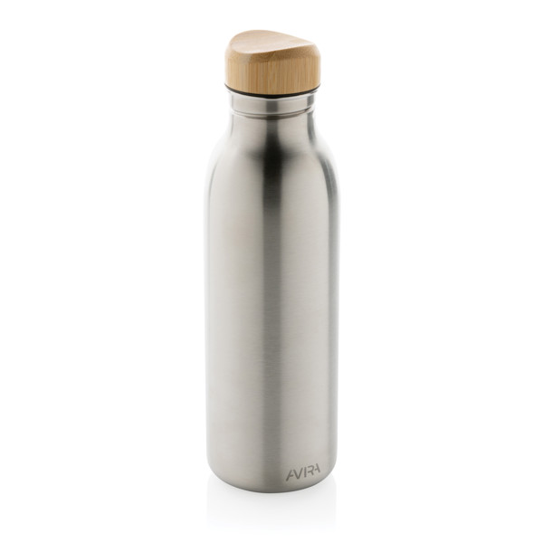 Bottiglia Avira Alcor in acciaio riciclato RCS 600ml - Color Argento