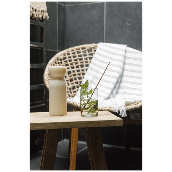 Bougie bio Originalhome de taille moyenne - Blanc cassé