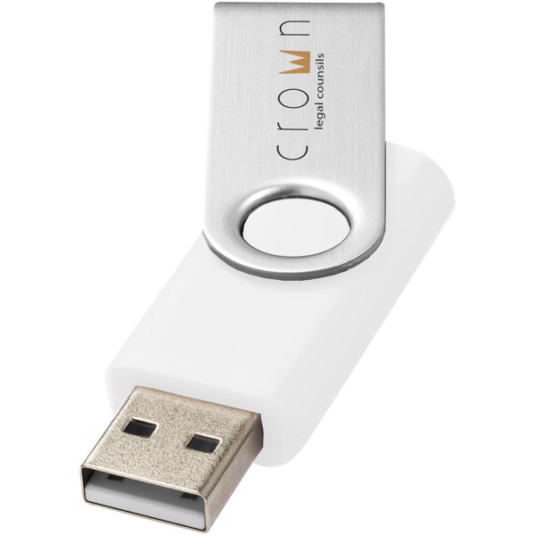 Rotate without Keychain - White / 8GB