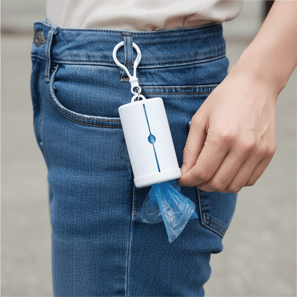 Dog Waste Bag Dispenser Collectit - White