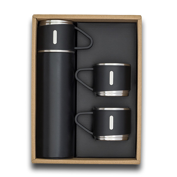 500 ml Attu vacuum flask set - Black