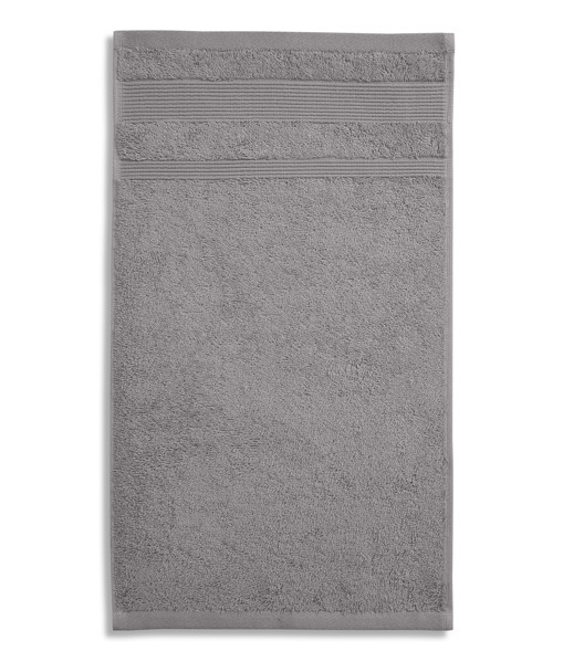 Malý Ručník Unisex Malfini® Organic (Gots) - Starostříbrná / 30 x 50 cm
