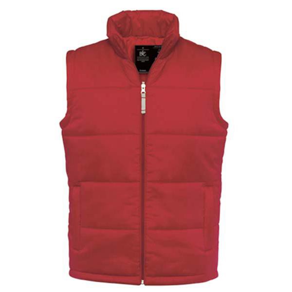 Colete B&C Bodywarmer - Nylon Tafetta Impermeável - Branco / M