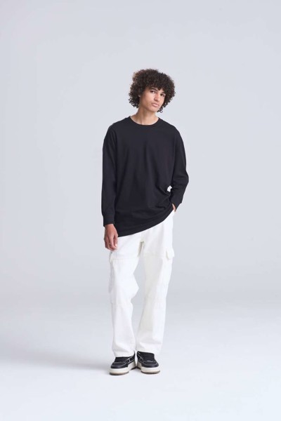 Oversize 100 Long Sleeve T - White / XL