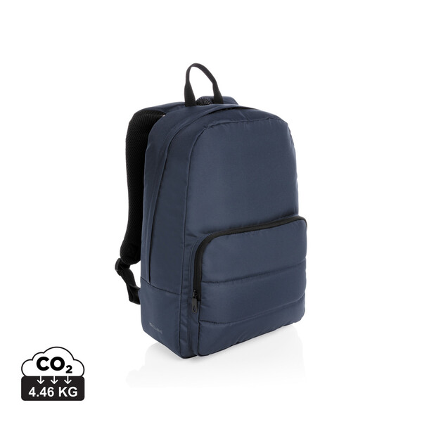 Sac à dos ordinateur 15,6" Impact en rPET AWARE™ - Bleu Marine